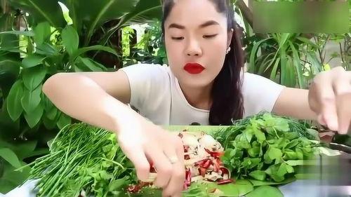 美女吃瓜吃货主播,吃货主播的美食之旅