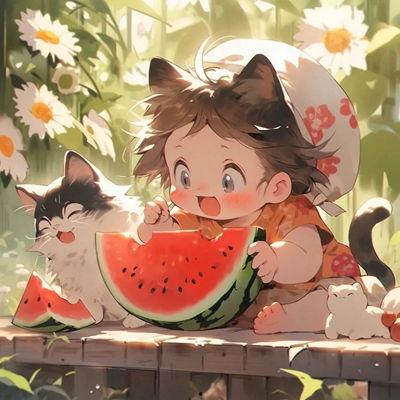 吃瓜头像动漫版男,吃瓜头像的校园日常